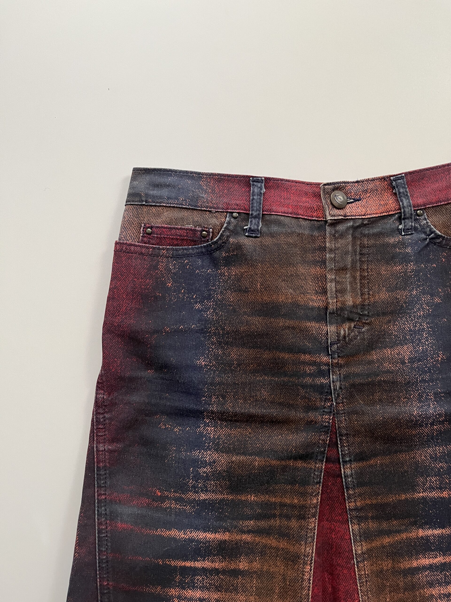 Just Cavalli Metallic Denim Skirt - Image 2