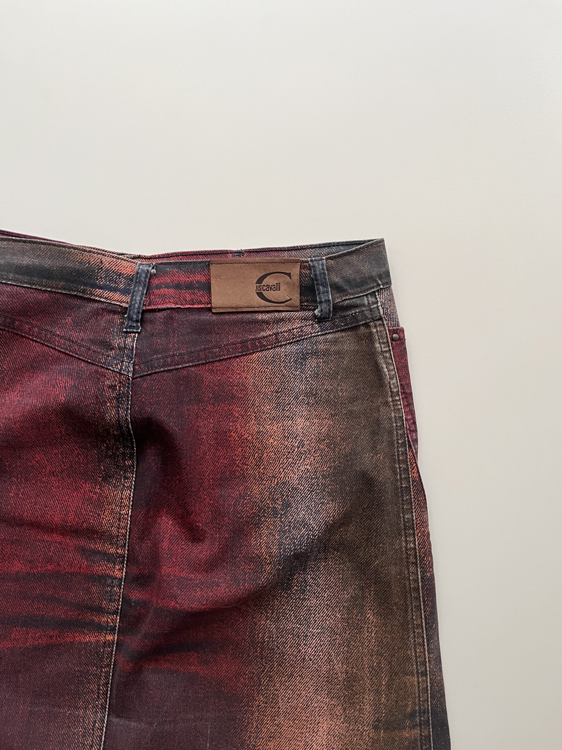Just Cavalli Metallic Denim Skirt - Image 3