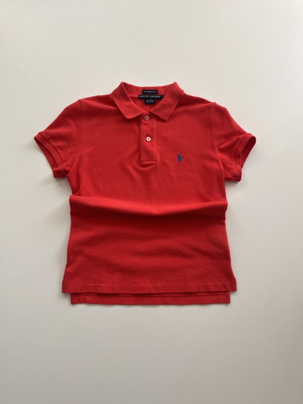 Ralph Lauren Red Skinny Fit Polo Shirt