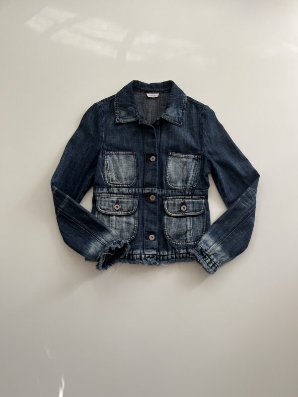 Vintage MAX&Co. Frayed Denim Jacket