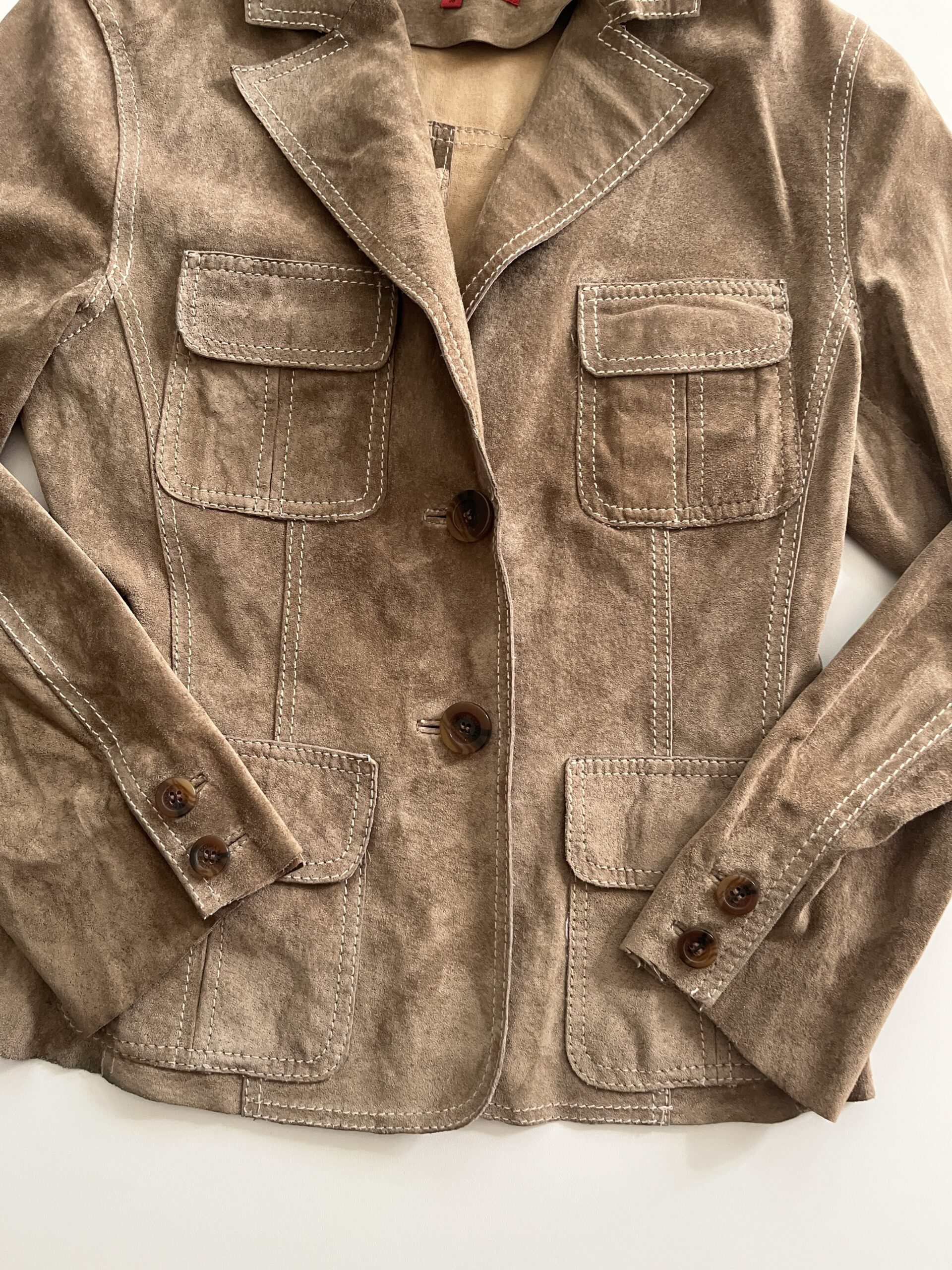 Vintage Suede Utility Jacket - Image 6